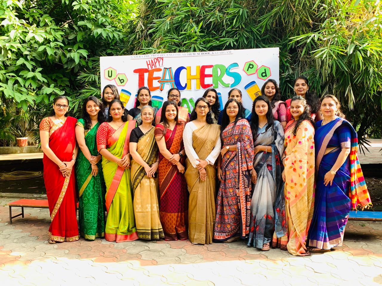 “Teachers are like flowers; they spread the sweet smell of knowledge”