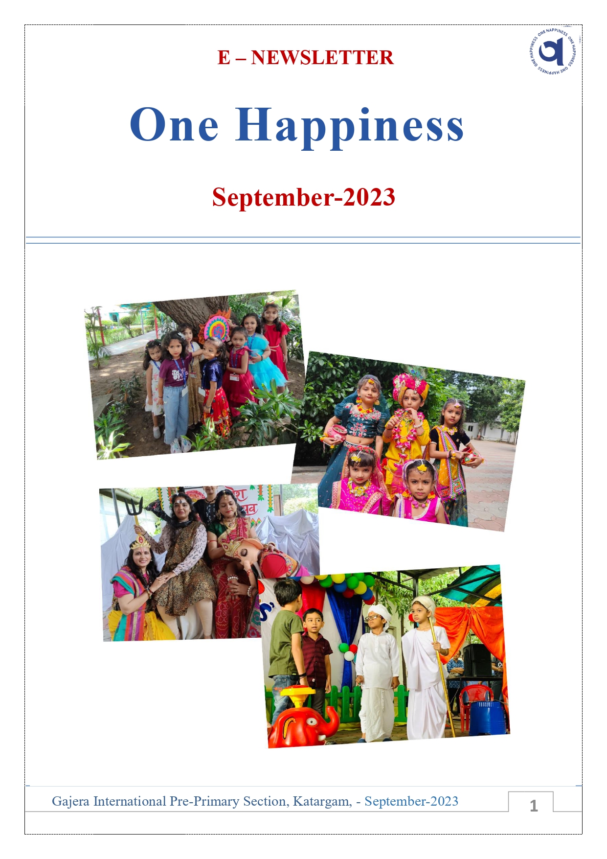 E-Newsletter, September-2023